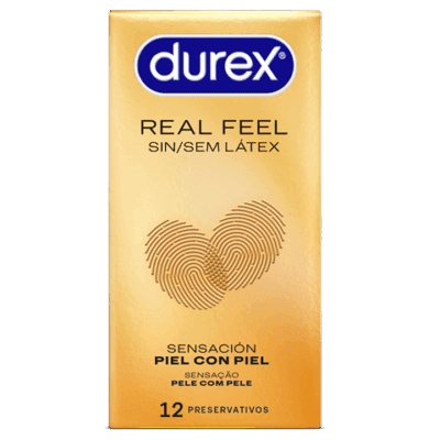 Durex Real Feel Preservativo Sin Latex 12 Unidades