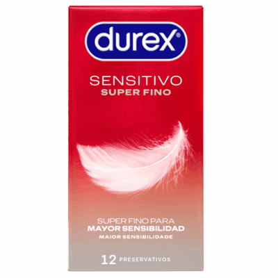 Durex Sensitivo Contacto Total Preservativos 12 Unidades