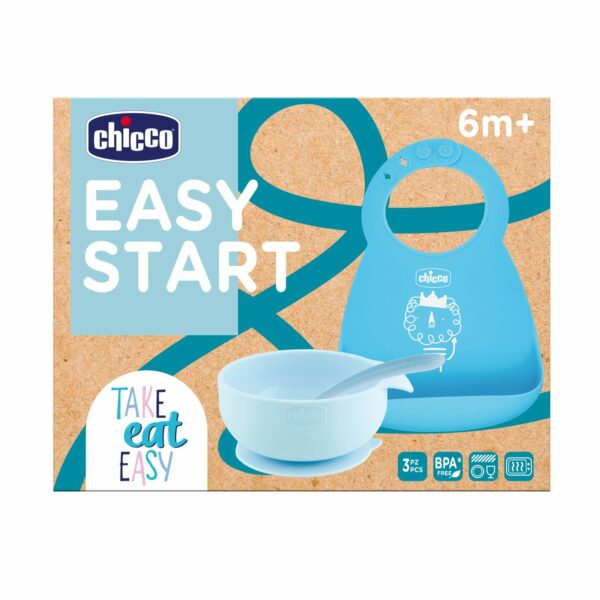 Chicco Set Vajilla Silicona Easy Start