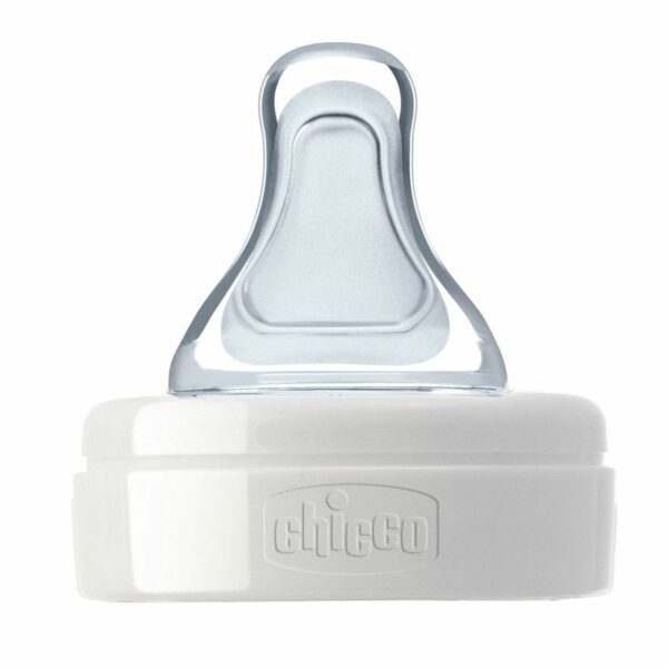 Chicco Tetina Silicona Flujo Rápido + 4 meses Pack 2 unidades - Imagen 2