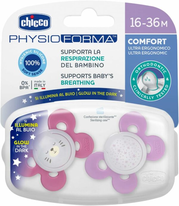 Chupete PhysioForma Comfort 16-36 Meses Pack 2 Unidades