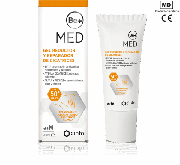 Be+ Med Gel Reductor y Reparador de Cicatrices