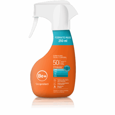 Be+ Skinprotect Ultra Fluido Facial y Corporal SPF50+